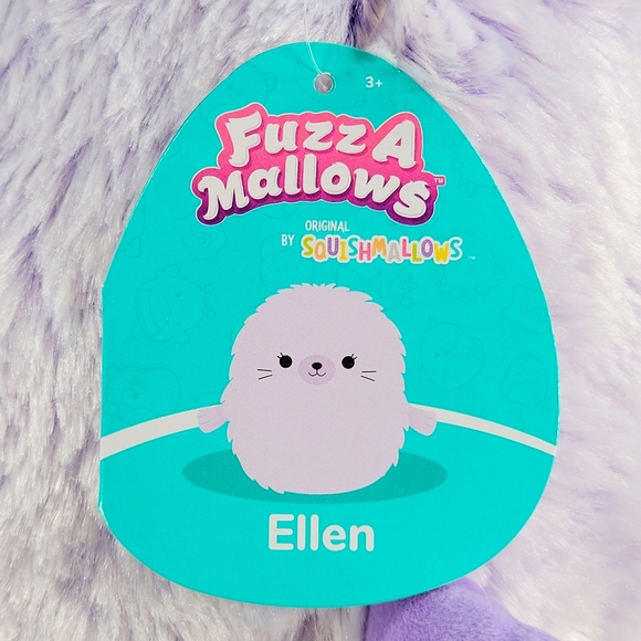 Squishmallow Ellen the Seal SFZ12 #21 Fuzz A Mallow UltraSoft Toy Plush NWT - Picture 10 of 12